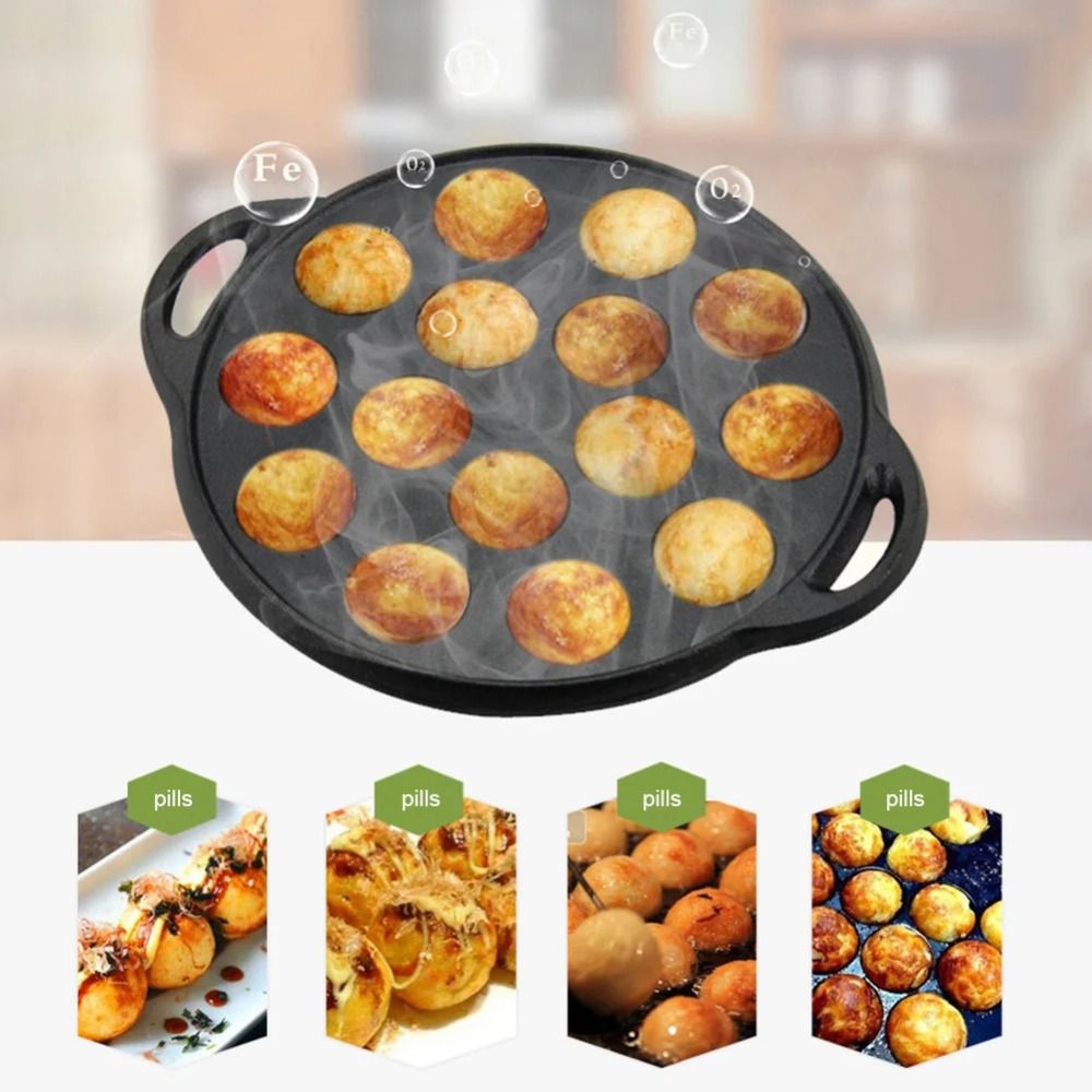 Чугунная сковорода для такояки – обзор и цена Takoyaki Pan Cast