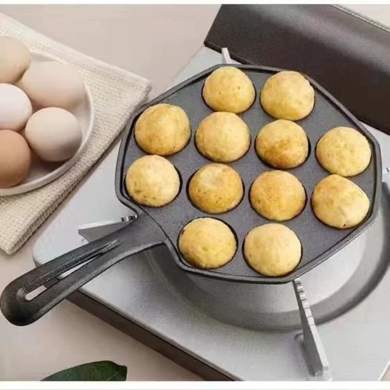 Чугунная сковорода для яиц с а – обзор и цена Takoyaki Pan Cast