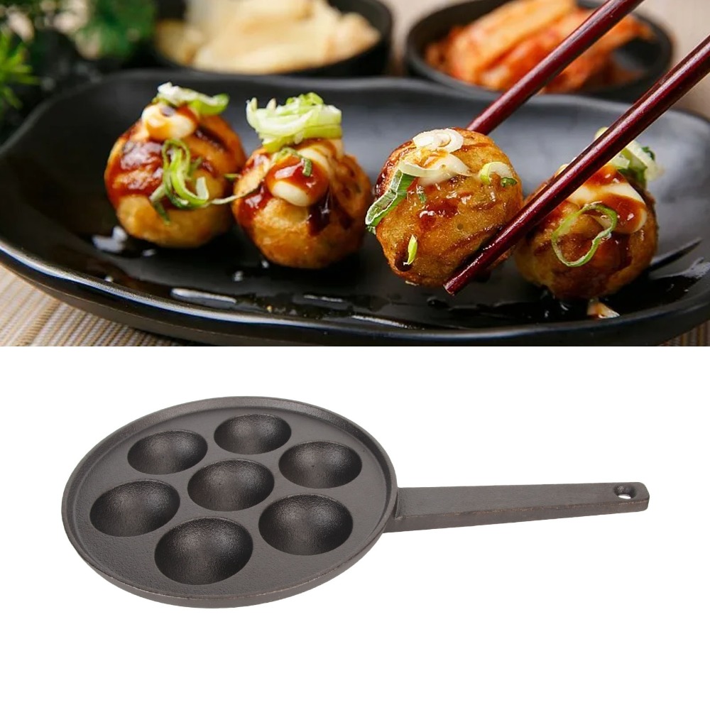 Чугунная сковорода для такояки – обзор и цена Takoyaki Pan Cast