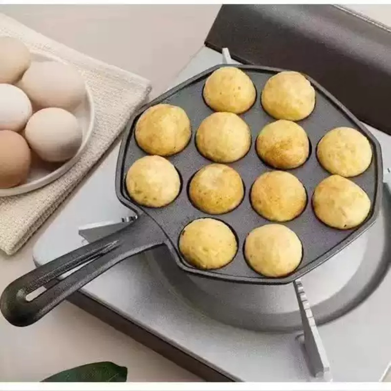 Чугунная сковорода для яиц с а – обзор и цена Takoyaki Pan Cast