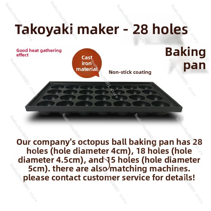 28-луночная чугунная сковорода – обзор и цена Takoyaki Pan Cast